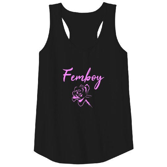 FEMBOY FLOWER ROSE LGBTQ T Tank Top