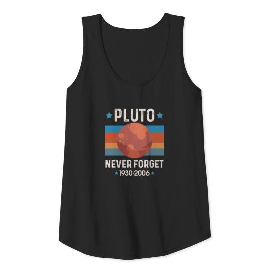 Pluto Never Forget 1930-2006 Science Tank Top