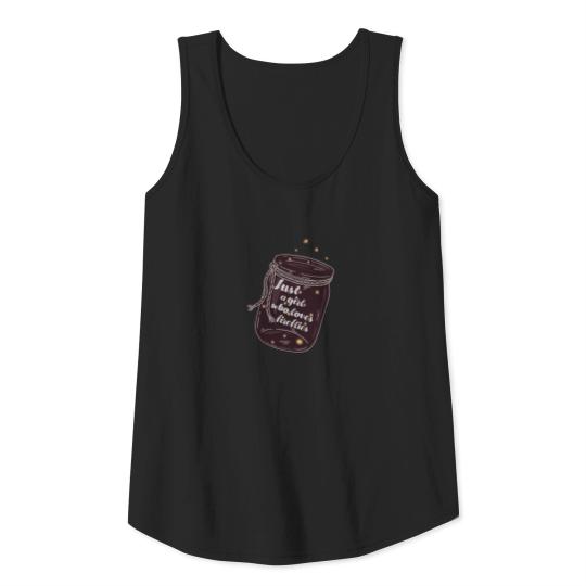 Just A Girl Who Loves Fireflies Insects Tank Top