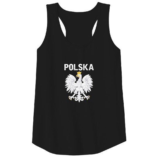 Eagle Polska Flag Pride American Falcon Dyngus Day Tank Top