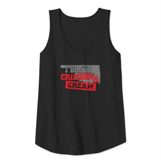 04 I BLEED CRIMSON AND CREAM copy Tank Top