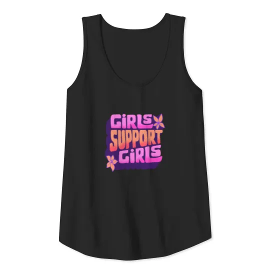 Girls Support Girls, Girl Power Tank Top