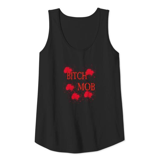 Bitch mob flame t-shirt Tank Top