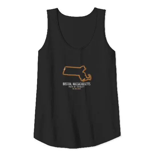 Boston Massachusetts Path Of Totality 4.8.24Fall R Tank Top