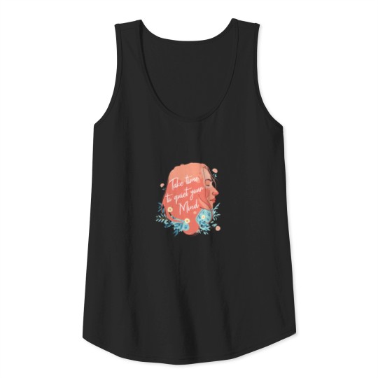 Discover Quiet mind girl Tank Top