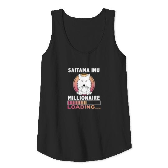 Saitama Inu Millionaire Loading Crypto Wolfpack Tank Top