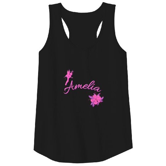 AMELIA - babyname - design with meaning symbolism Tank Top