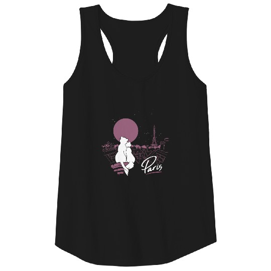 Disney The Aristocats Duchess & Thomas In Paris Tank Top