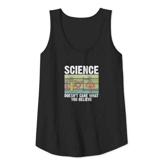 Science Care Believe Chemistry Biology Tank Top