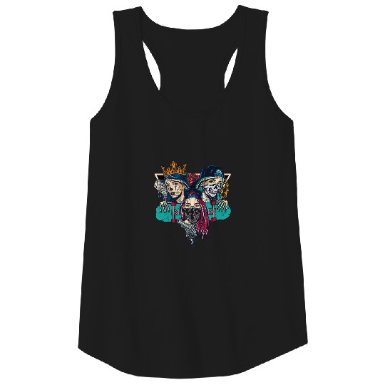 Vintage chicano girl with tattoos Gift for Tattoo Tank Top