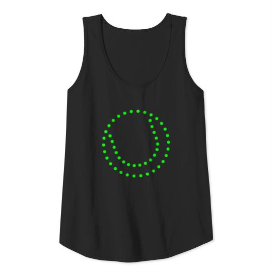 tennis ball dotted 0 Tank Top