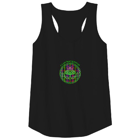 Clan Maclennan Scottish Tartan Celtic Thistle Tank Top