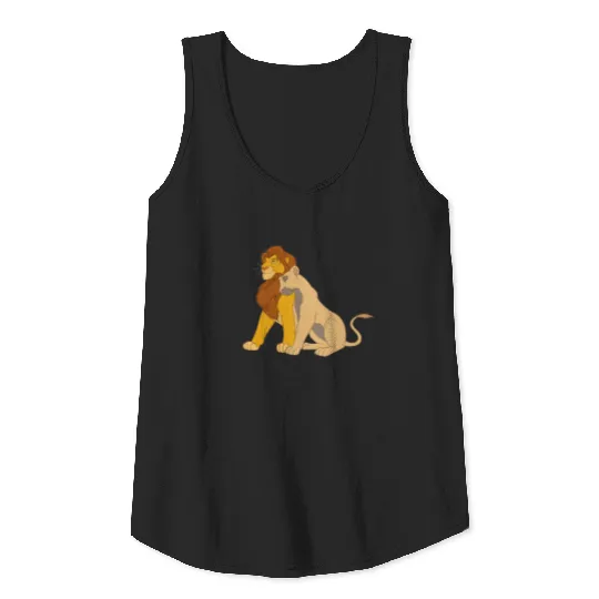 Discover Lion King's Adult Simba and Nala Disney Tank Top