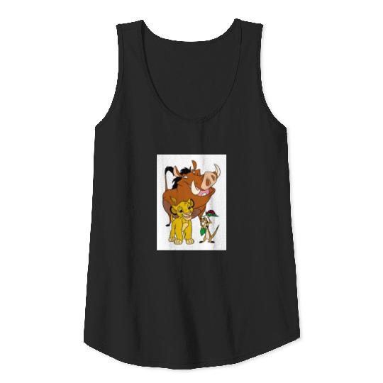 Lion King Timon Simba Pumba with ladybug Disney Tank Top