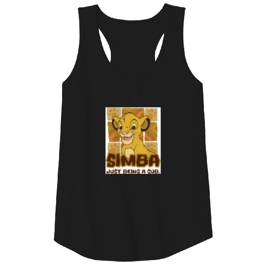 Lion King Simba cub "just being a cub" Disney Tank Top