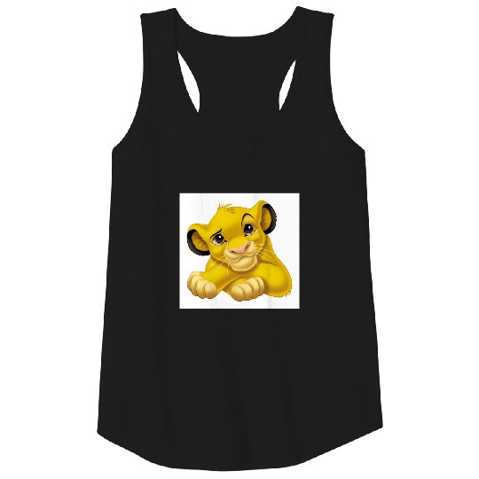 Simba The Lion King Raised Eyebrow Disney Tank Top