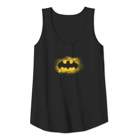 Batman Symbol | Black and Yellow Logo Tank Top