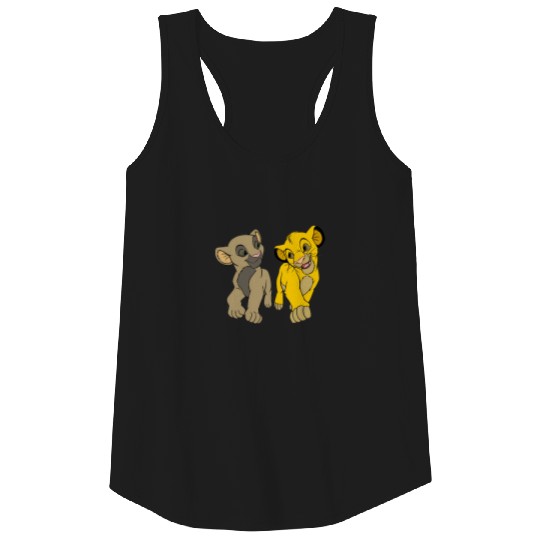 Lion King's Simba & Nala smiling Disney Tank Top