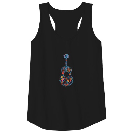 Disney Pixar Coco | Colorful Character Guitar Tank Top