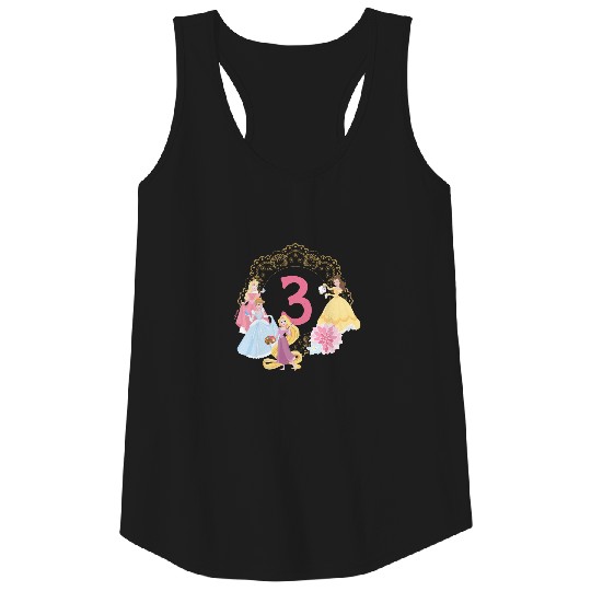 Disney Princess | Floral Gold Birthday Tank Top