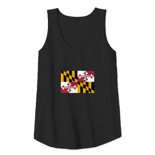 Discover Maryland State Flag Tank Top