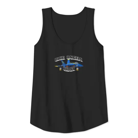Blue Angels Pilot Childs Blue Angels Pilot Gift Tank Top