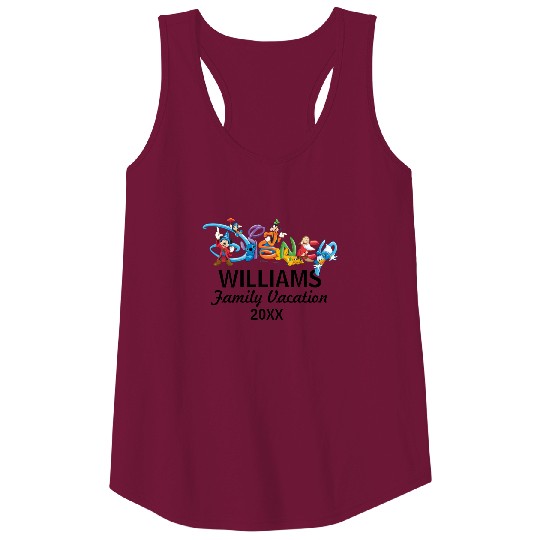 Discover Disney Logo | Mickey and Friends - Family Vacation Tank Top