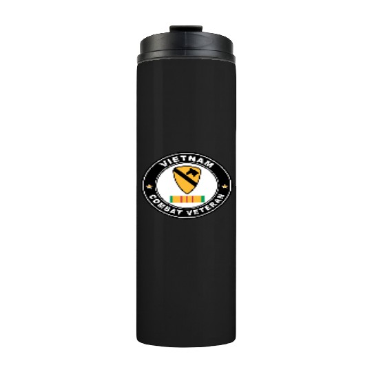 1st Cavalry Division Vietnam Combat Veteran Thermal Tumblers
