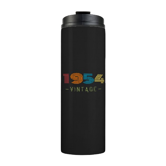 VINTAGE 1954 NEON RETRO DESIGN Thermal Tumblers