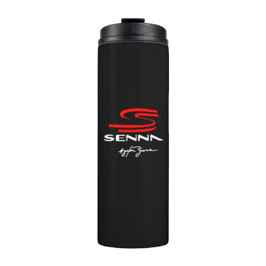 ayrton senna logo Thermal Tumblers