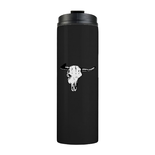buffalo skull Thermal Tumblers