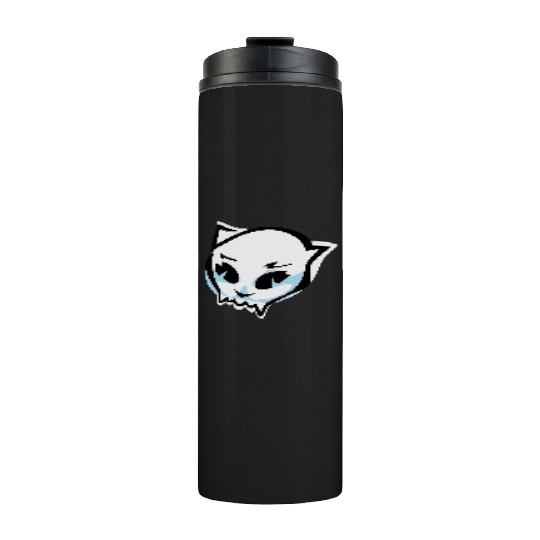 cat skull Thermal Tumblers