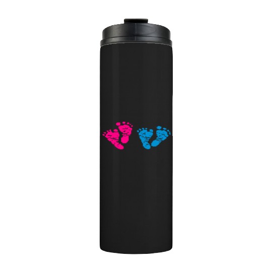 Twin Baby Feet - Pregnancy - Maternity - Mom to be Thermal Tumblers