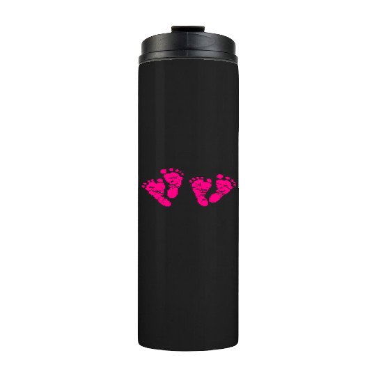Twin Baby Feet - Pregnancy - Maternity - Mom to be Thermal Tumblers