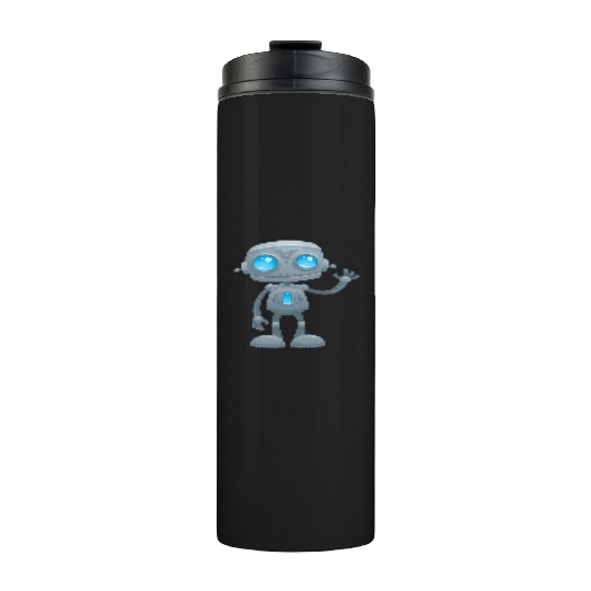 Waving Robot Thermal Tumblers