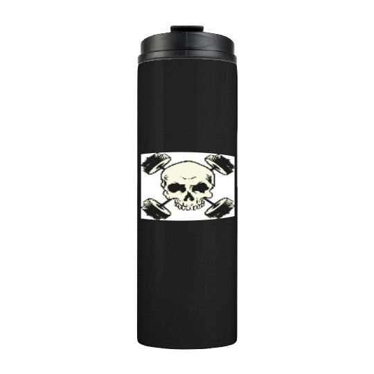skull gym Thermal Tumblers