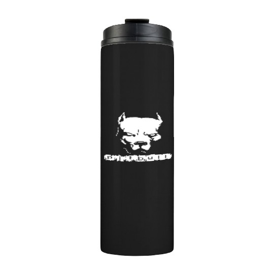 New Pitbull American Pit Bull Spiked Dog Collar do Thermal Tumblers