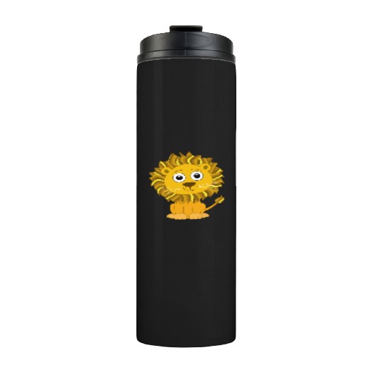 Lion cute for Kids and Baby Thermal Tumblers