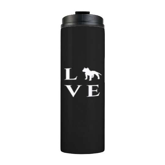 Pitbull Thermal Tumblers - I Love My Pitbull Thermal Tumblers, Pitbull