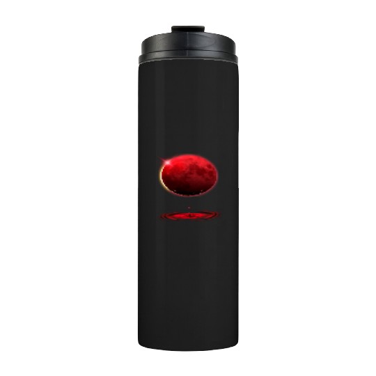 Vampire werewolf blood red moon eclipse Thermal Tumblers