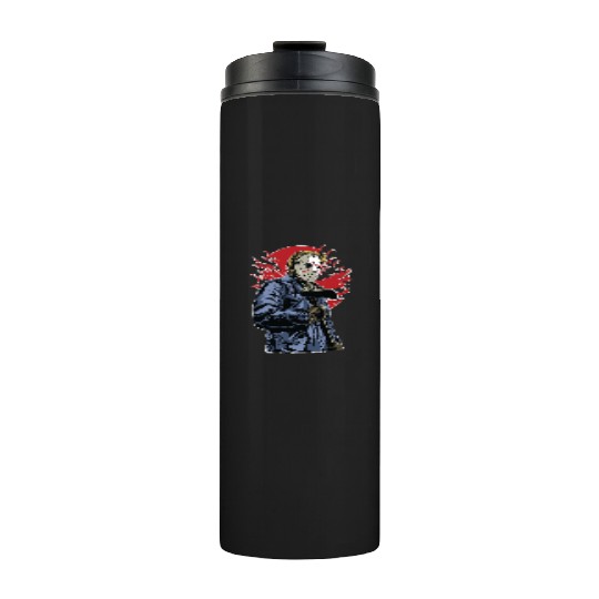Serial Killer in Town Thermal Tumblers