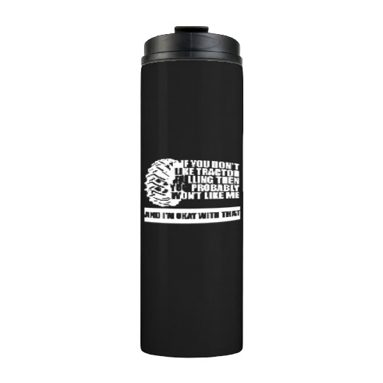 Tractor Pulling Farm Lover Thermal Tumblers