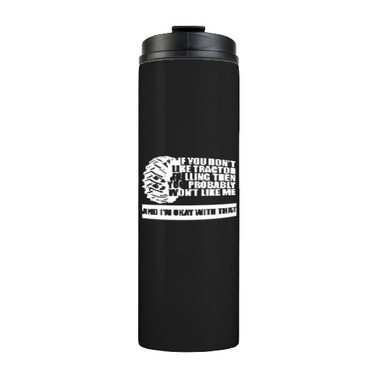 Tractor Pulling Farm Lover Thermal Tumblers