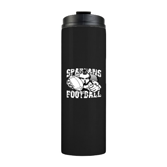 Spartans Football Homecoming Sports School Pride Thermal Tumblers