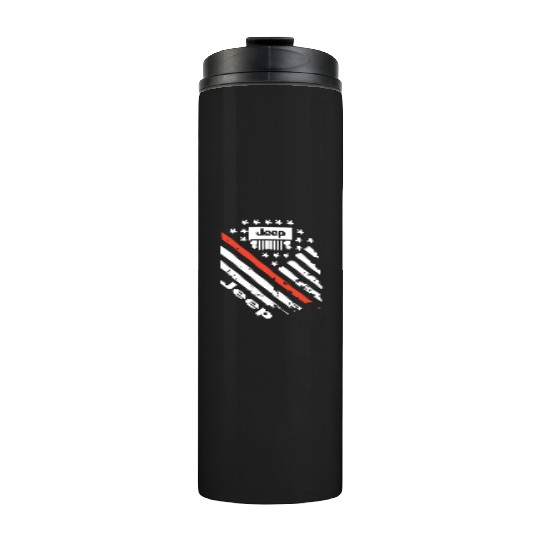 jeep car logo slogan country jeep Thermal Tumblers