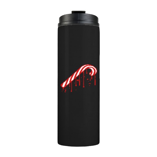 drop graffiti melt stamp candy cane tasty candy su Thermal Tumblers