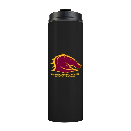 BRISBANE BRONCOS NRL TEAM LOGO PET TANK CAT OR DOG Thermal Tumblers