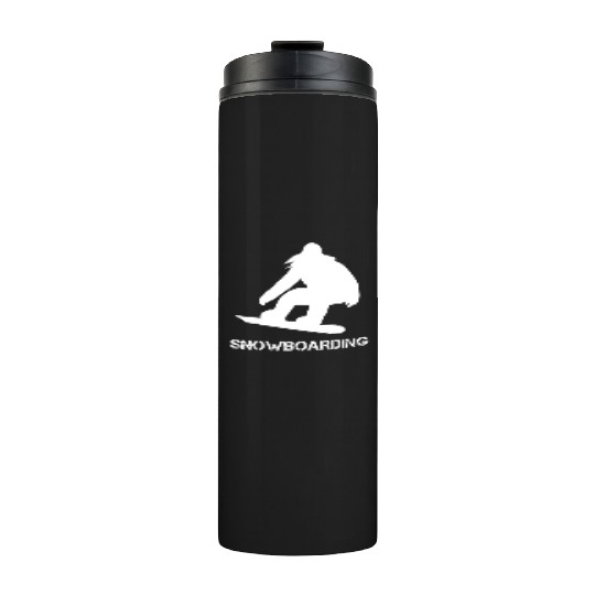 Snowboarding Snowboard Winter Boarding Snowboarder Thermal Tumblers