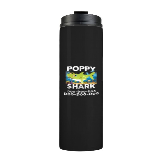 Poppy Shark Thermal Tumblers Doo Doo Doo Family Gift T Sh