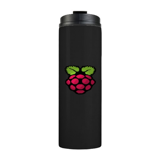 Raspberry Pi Pixel Logo Thermal Tumblers